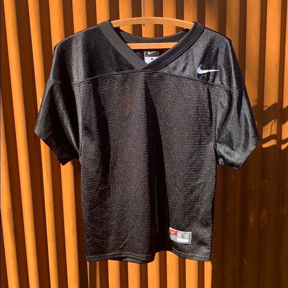 Nike black jersey top mesh bottom